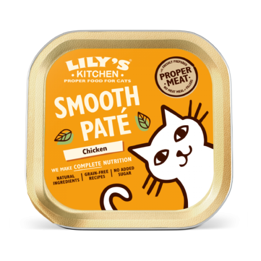 LILY'S KITCHEN Chicken Paté Cat Wet Food 貓主食罐 - 經典雞肉餐 (85g)