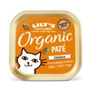 LILY'S KITCHEN Organic Chicken Paté Cat Wet Food 貓主食罐 - 有機天然雞肉常餐 (85g)