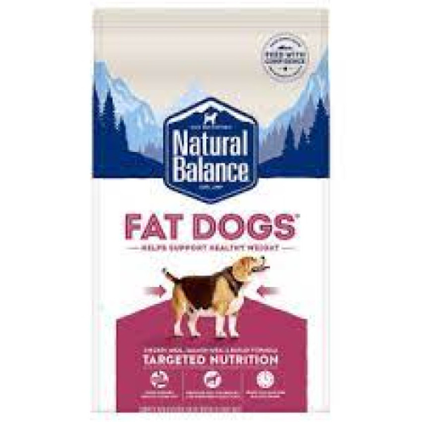 Natural Balance 雪山 – Fat Dogs 體重控制系列全犬糧 [雞肉・三文魚．大麥]5磅