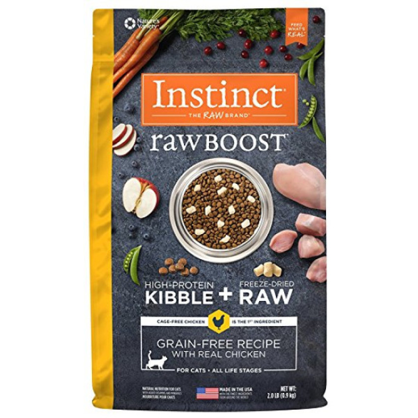 Instinct Raw Boost 生肉無穀物雞肉配方貓用糧 10lbs