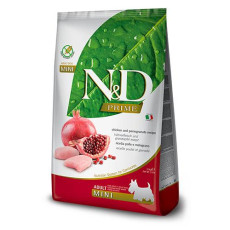 N&D 無穀物全天然 雞肉+石榴 全犬配方 (細粒) 7kg