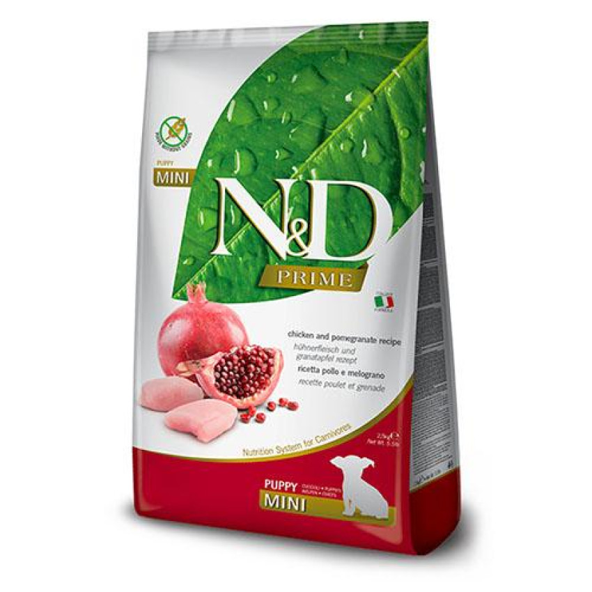 N&D 無穀物全天然 雞肉+石榴 幼犬配方 (細粒) 2.5kg