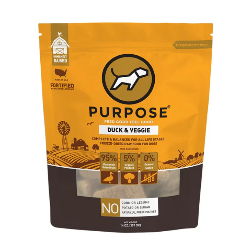 Purpose 凍乾脫水鴨肉全犬糧 14oz