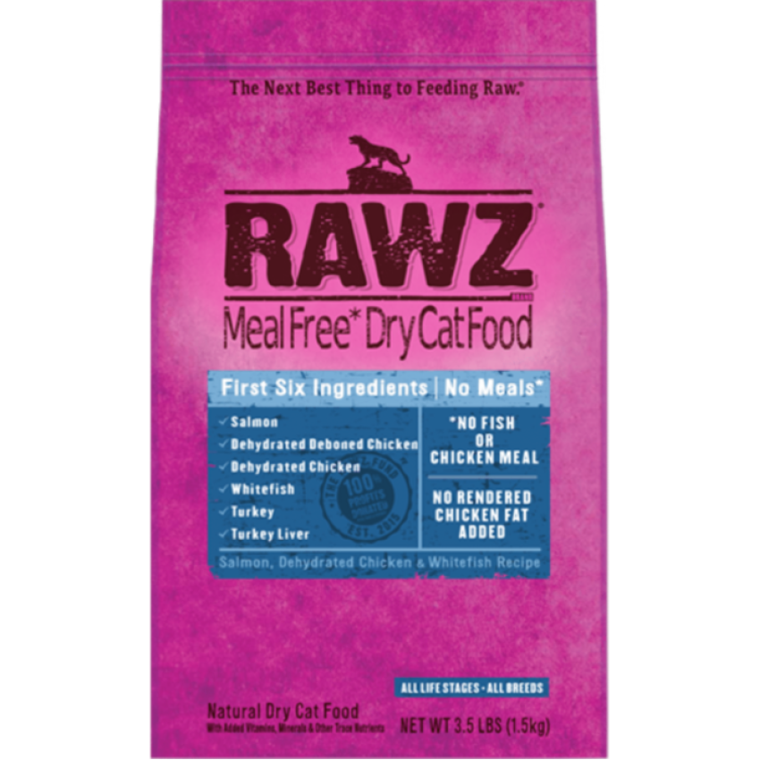 RAWZ – 無穀物 三文魚+脫水雞肉+白魚肉全貓配方 3.5lb