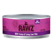 RAWZ - 全貓主食罐-火雞肉及火雞肝肉醬155g