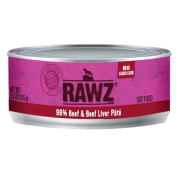 RAWZ - 全貓主食罐-牛肉及牛肝肉醬155g