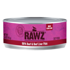 RAWZ - 全貓主食罐-牛肉及牛肝肉醬155g