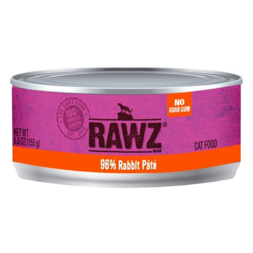 RAWZ - 全貓主食罐-兔肉肉醬155g