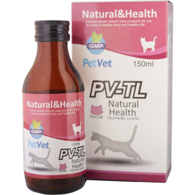 PetVet - (PV-TL) Taurine & L-Lysine 牛磺酸及 L-賴氨酸 150ml