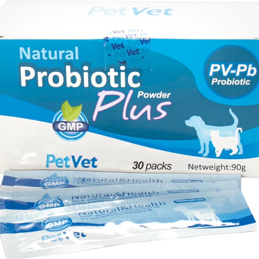 PetVet - (PV-Pb) Probiotic Powder Plus益生菌(加強版) 3g x30包