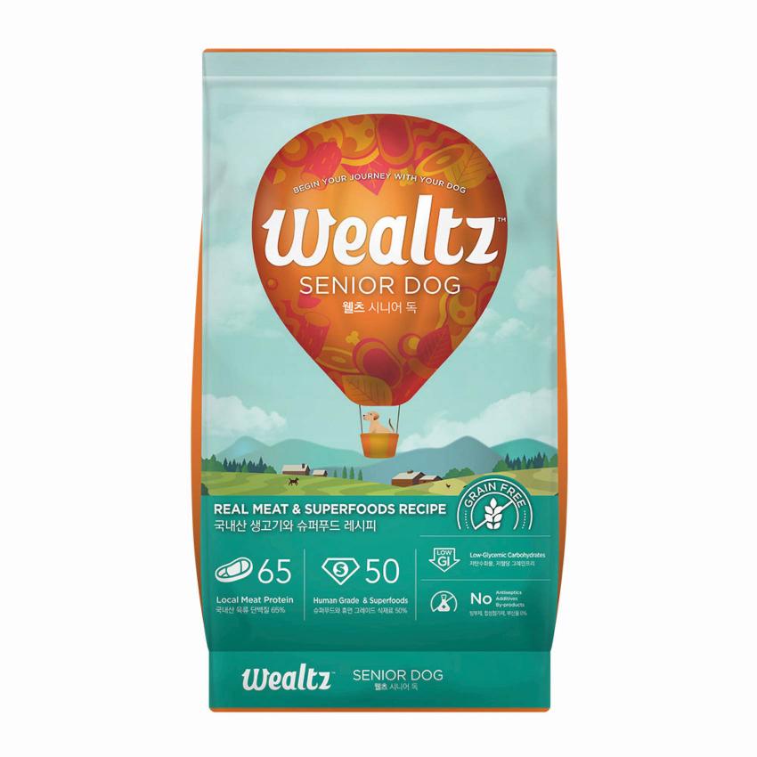 Wealtz 中/高齡犬配方 – 鮮雞肉、超級食物食譜 (橙色)