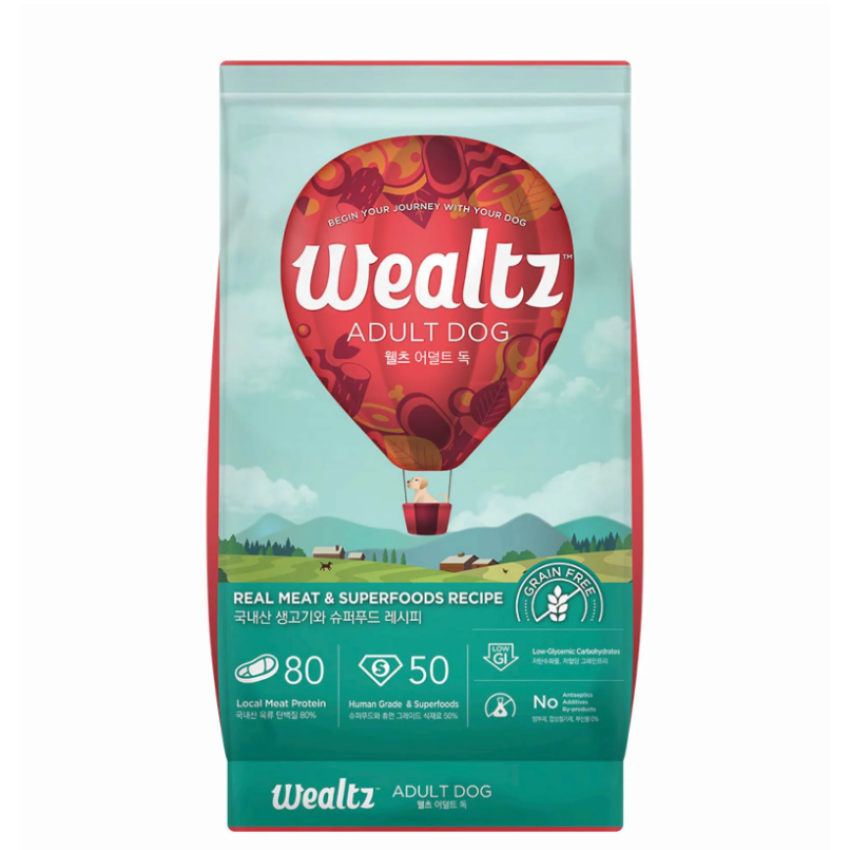 Wealtz 成犬配方 – 鮮雞肉、超級食物食譜 (紅色)