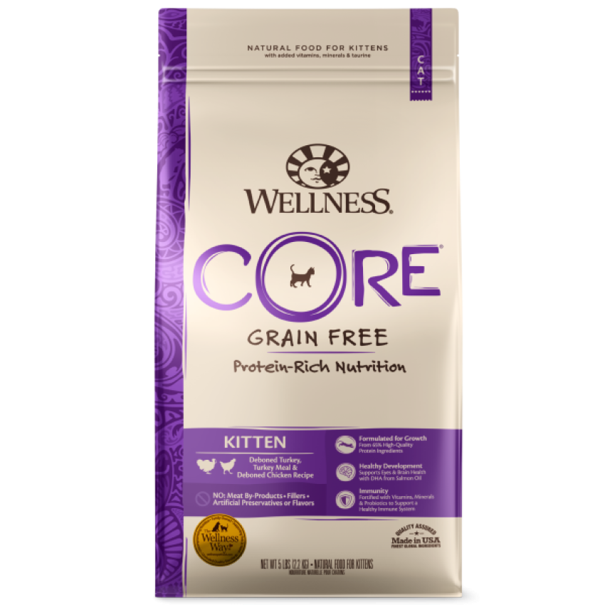 Wellness CORE 無穀物幼貓成長配方貓糧 5LB