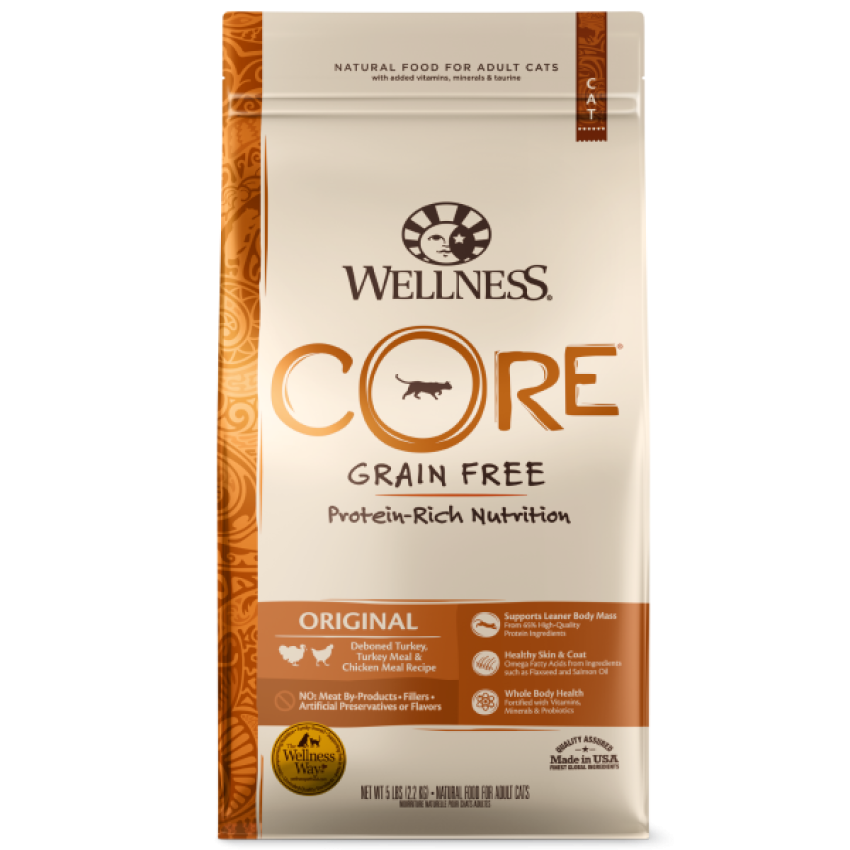 Wellness CORE 無穀物火雞拼雞肉（經典原味）配方貓糧