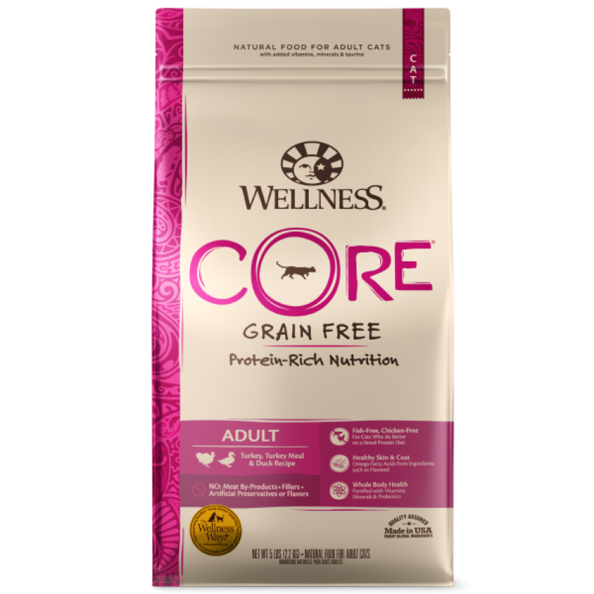 Wellness CORE 無穀物火雞拼鴨肉配方貓糧