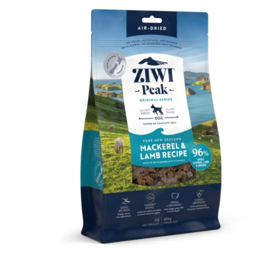 Ziwipeak 無穀物 脫水 鯖魚+羊肉 狗糧