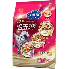 COMBO - 貓乾糧 毛玉健康維持 3種鰹魚混合 600g (120g x 5包)