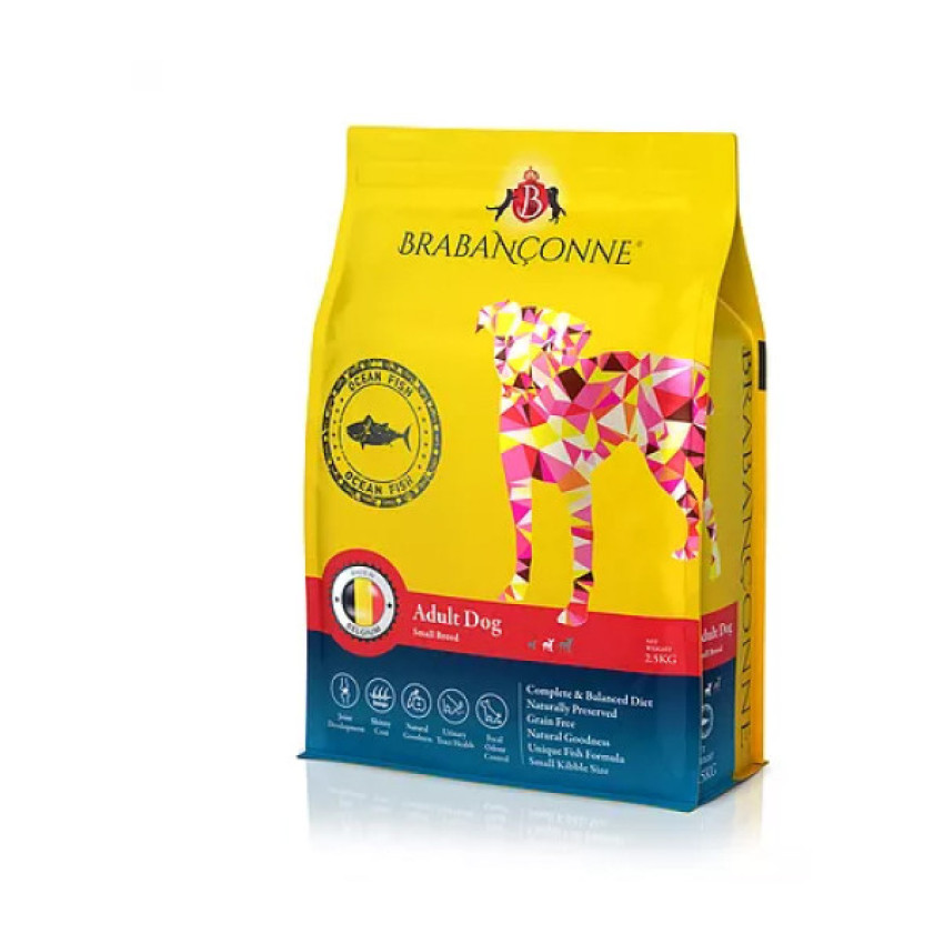 Brabanconne 爸媽寵 – 五種魚無穀物配方小型犬成犬2.5kg