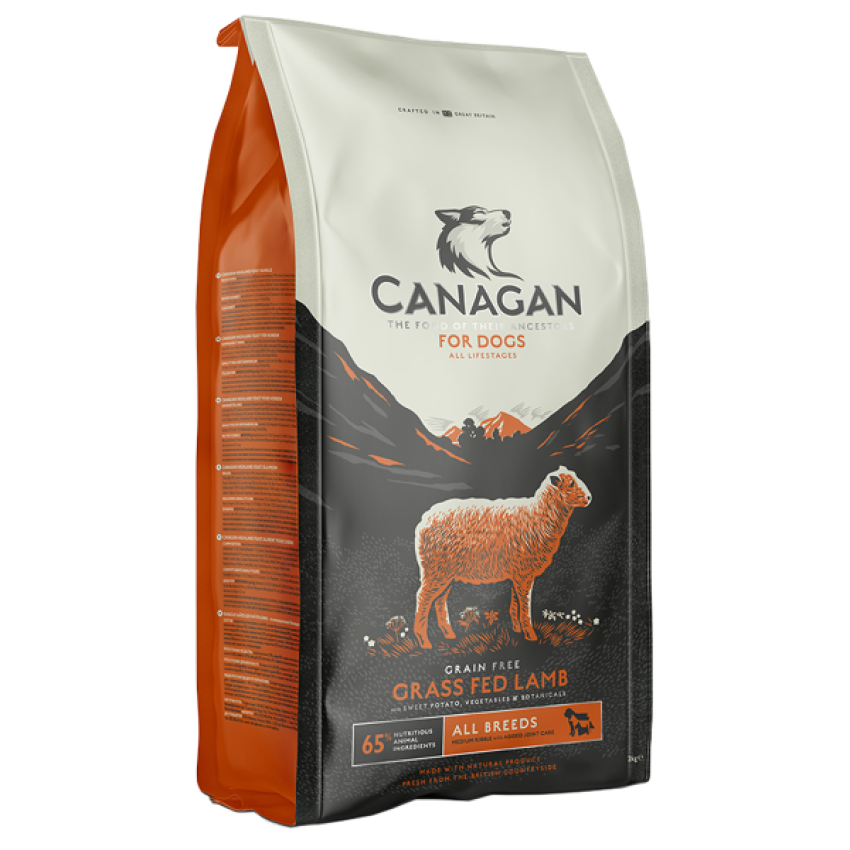 CANAGAN – 無穀物 放牧羊配方 全犬糧 2kg