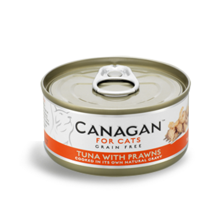 Canagan Grain Free For Cat Tuna with Prawns 無穀物吞拿魚伴大蝦配方 75g