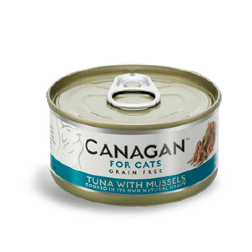 Canagan Grain Free For Cat Tuna with Mussels 無穀物吞拿魚伴青口配方 75g