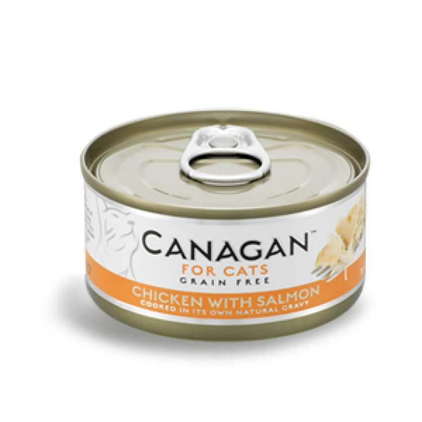 Canagan Grain Free For Cat Chicken with Salmon 無穀物雞肉伴三文魚配方 75g