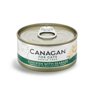 Canagan Grain Free For Cat Chicken with Seabass 無穀物雞肉伴鱸魚配方 75g