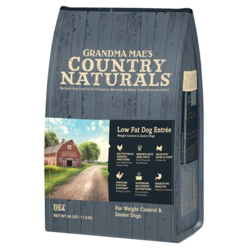 COUNTRY NATURALS 雞肉糙米低脂高纖狗糧 4LB