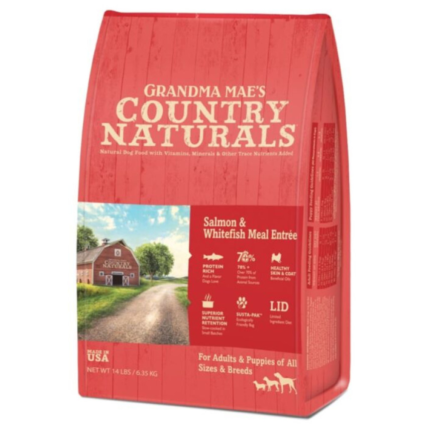 COUNTRY NATURALS 三文魚白鮭魚 全犬  14LB