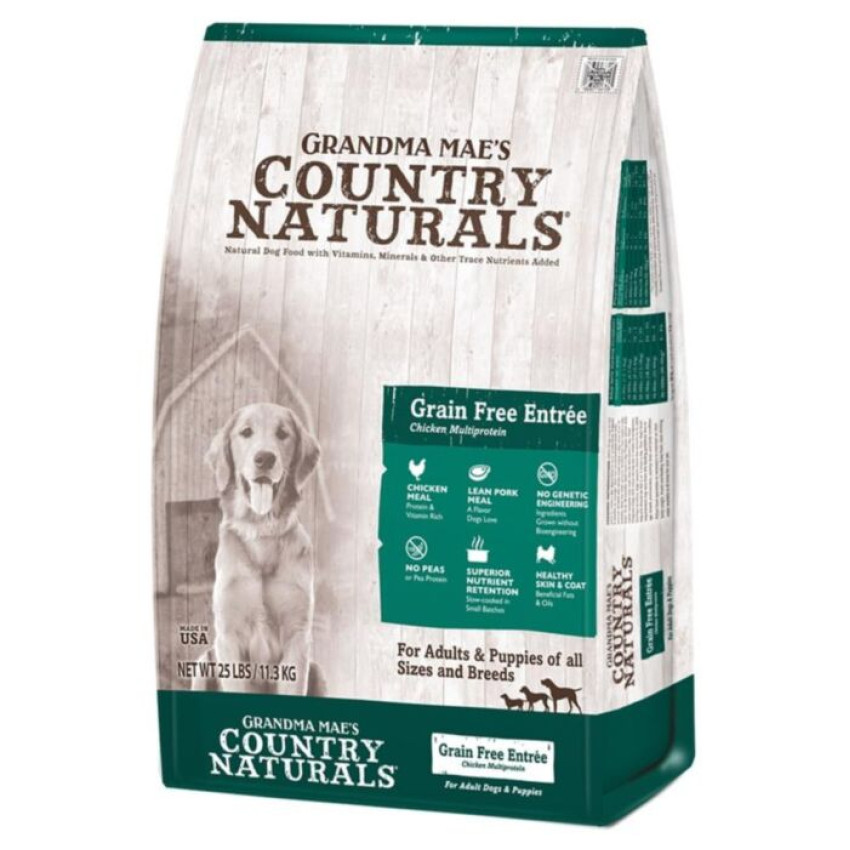 COUNTRY NATURALS 無穀物低糖 白鮭魚+雞肉 全犬配方狗糧 25LB