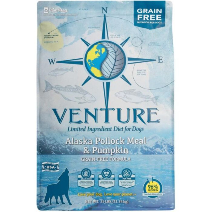 Earthborn Dog Food - Venture - Alaska Pollock & Pumpkin 4lbs