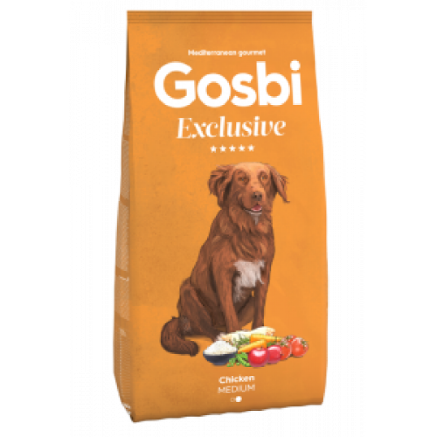 Gosbi 中型成犬雞肉蔬果配方 12kg