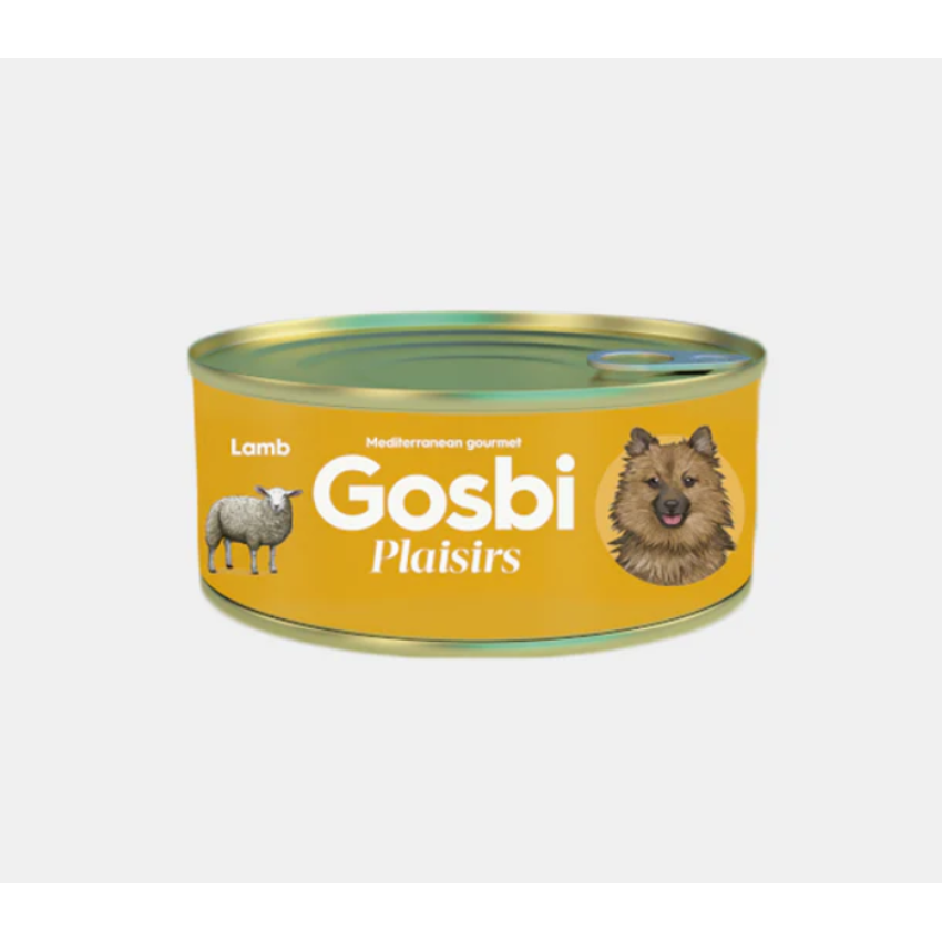 Gosbi Plaisirs高級天然狗罐頭-成犬羊肉185g