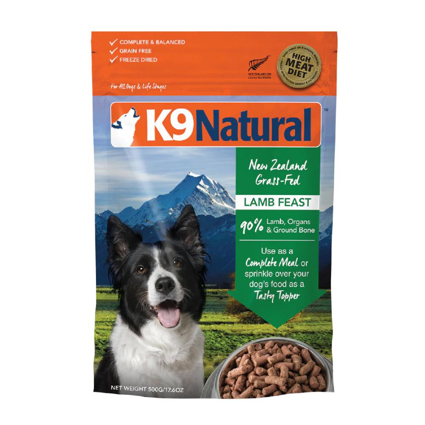 K9 Natural 冷凍脫水狗糧 – 羊肉盛宴