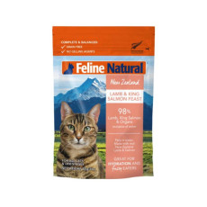 K9 Feline Natural -羊肉、帝王三文魚盛宴貓軟包 85g [主食]