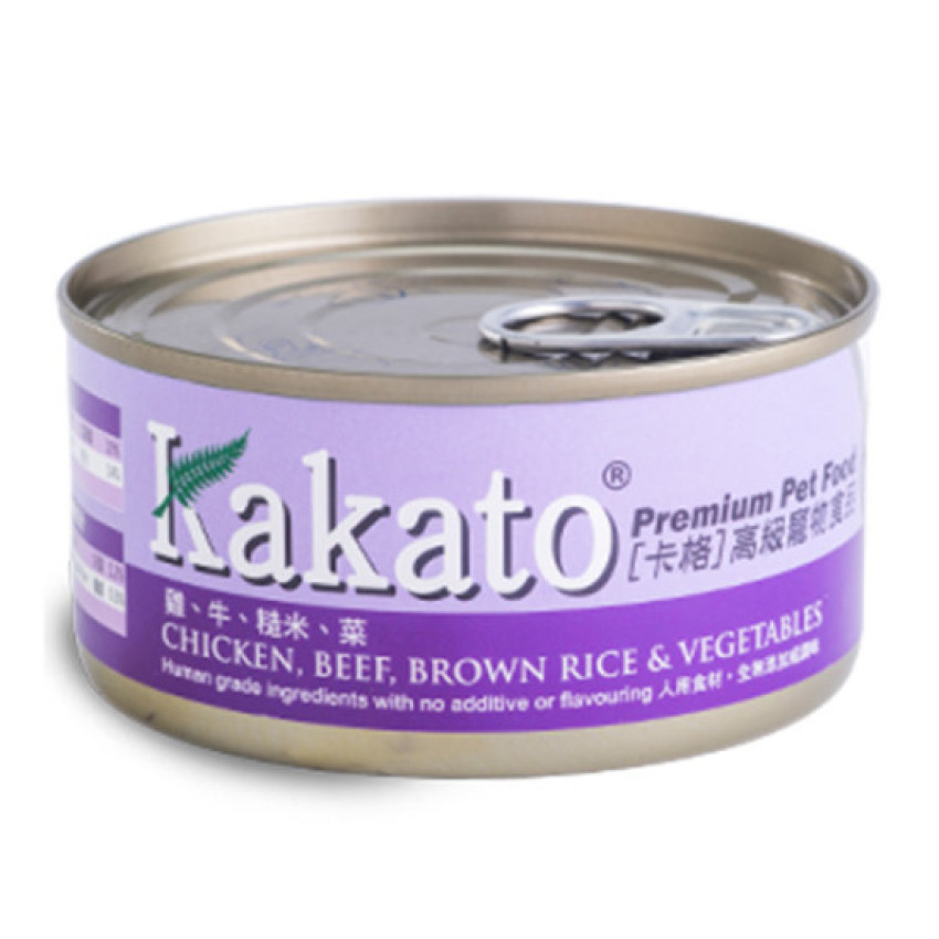 Kakato 卡格 -雞、牛、糙米、菜 70g